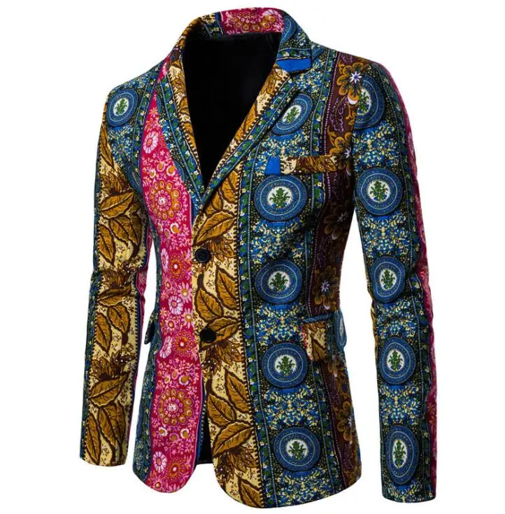 1 Осенне-зимние костюмы Мужской Блейзер народный-custom masculino slim fit casaco jaqueta masculina пальто Мужская куртка - Цвет: 1