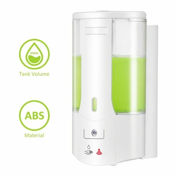 

Wall Mounted Automatic Soap Dispenser Infrared Induction Smart Liquid Soap Dispensers JS22