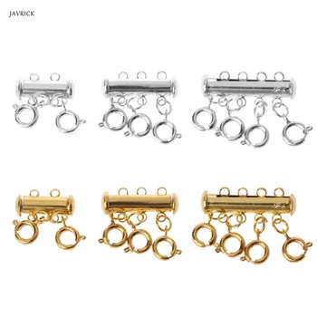 

Multi Strand Clasps Lobster Clasp Necklace Magnetic Tube Lock Jewelry Connectors For necklace bracelet DIY Making