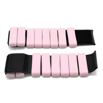 

1pair Men Women Pilates Aerobics Yoga Wrist Ankle Weights For Walking Multifunction Fitness Adjustable Length Training Equipment