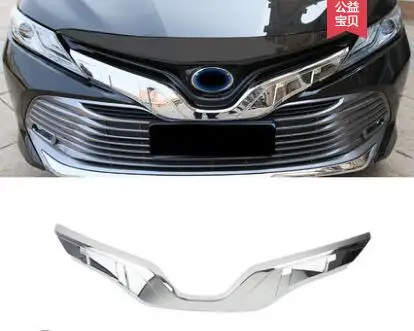Для Toyota Camry украшение автомобиля из углеродного волокна Стиль передняя решетка крышки центр сетки отделка