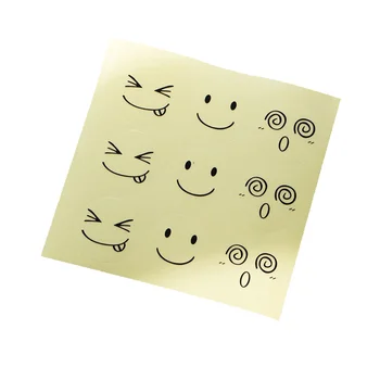 

900pcs/lot Smiling face style Transparent Package seal Label Homemade Cookie Stickers