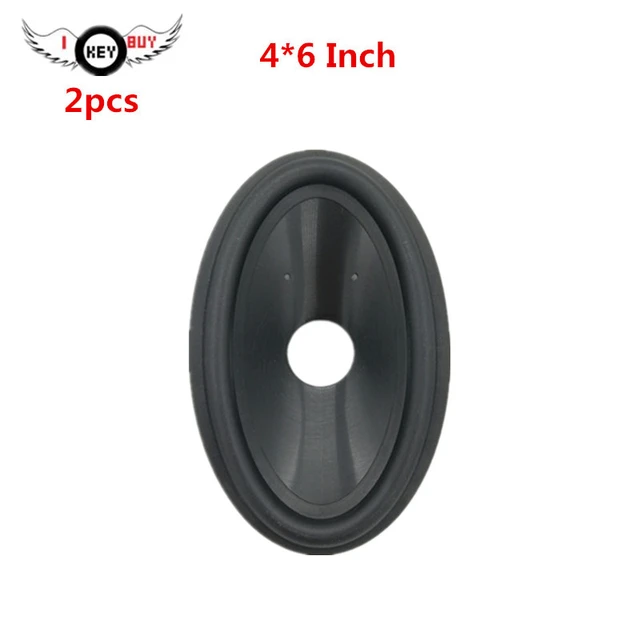 Appearance details4pcs/2pcs 4 *6 Inch Oval Speaker Cone 146mm*95mm 22mm  Core Height 18 mm With Rubber Edge Woofer Plastic Cones - AliExpress
