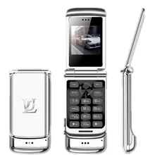 Роскошный флип-телефон Ulcool V9 с двумя sim-камерами, MP3, Bluetooth, FM, Dialer, анти-потеря, металлический корпус, мини, 1,54 дюймов, сотовый телефон