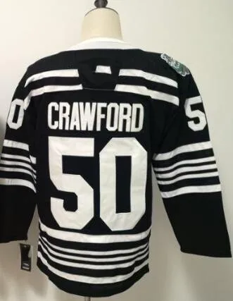 Все сшитые мужские футболки atrick Kane Jonathan Toews Duncan Keith Corey Crawford - Цвет: Коричневый