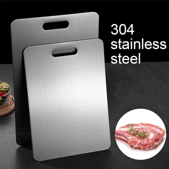 

Stainless Steel Chopping Block Antibacterial Anti-mildew Kitchen Cutting Board Chopping Board Fruit Vegetable Food Cutting Board