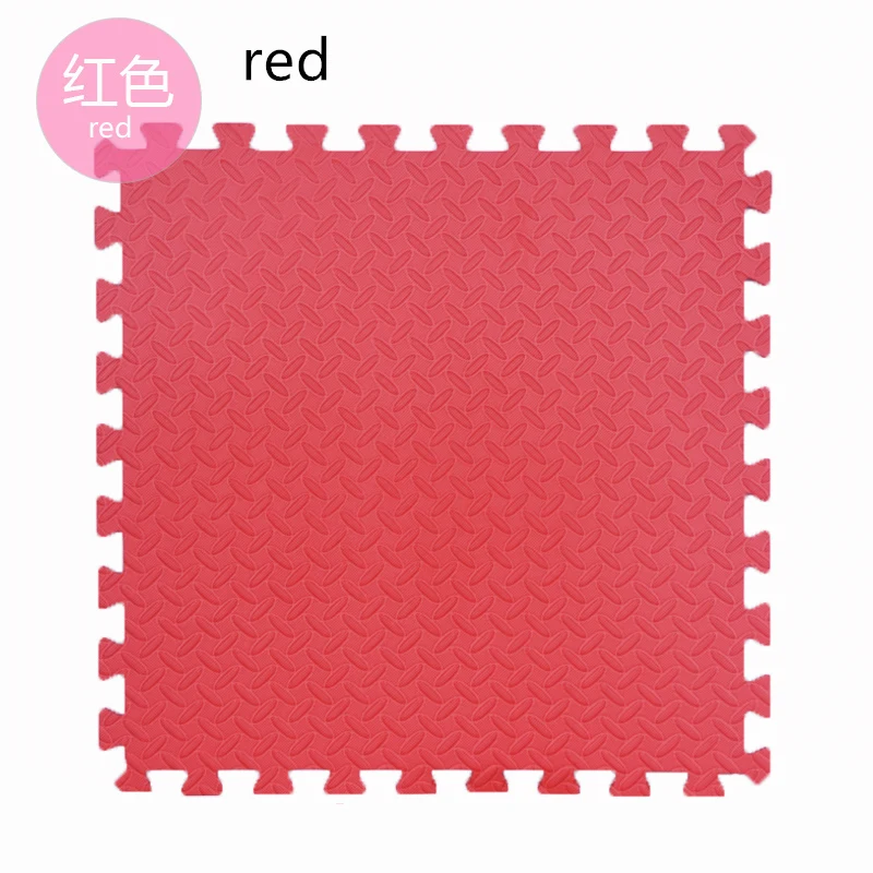 red 10 шт./компл. 30 см x 30 см мат из поролона «Ева» Домашний коврик комбинированная мозаика коврик, ковер ковровое покрытие пола пижамы для малышей/Детский развивающий коврик Домашний декор - Цвет: red