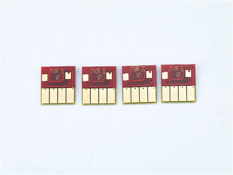 1 компл. 711 картридж чип для hp Designjet T120 T520 чип для hp 711 чернильный картридж