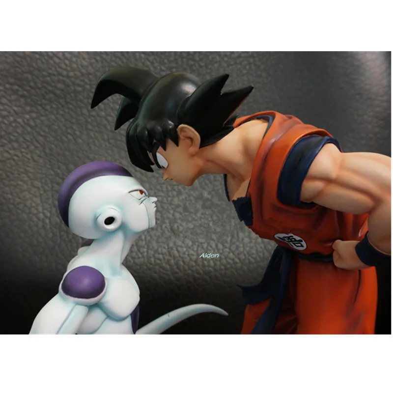 1" Dragon Ball Z Super Saiyan Son Goku смотреть друг на друга Frieza Final форма GK экшн Коллекционная модель игрушечная коробка 30 см Z2794
