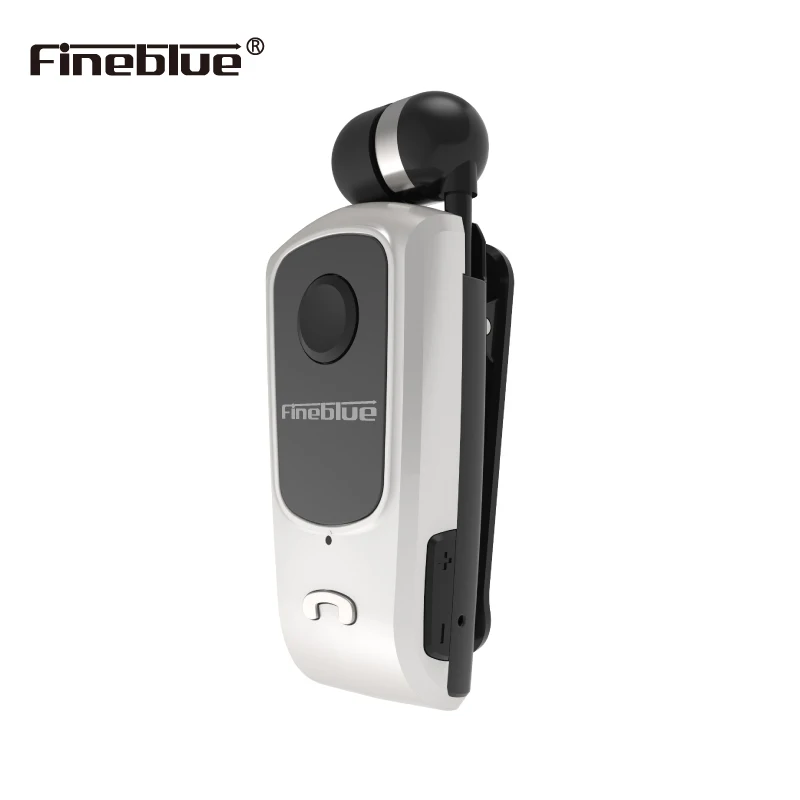 Fineblue Wireless Retractable Portable Mini Bluetooth Headset Calls Remind Vibration Wear Clip Sports Running Earphone F910 F920 — view 3