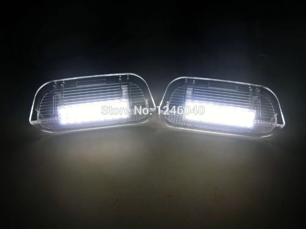 Белый/красный корпус 18LED любезно дверь Добро пожаловать свет лампы для Porsche Cayenne 2011~ 958 Skoda Superb 08~ 10 Seat Alhambra 2011