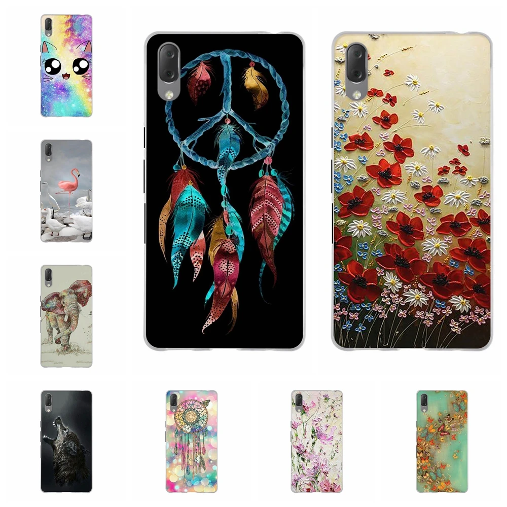 

For Sony Xperia L3 Case Cover Silicone Protective Phone Funda Back For Sony Xperia L3 Cover Pattern for Sony Xperia L3 l3 Case