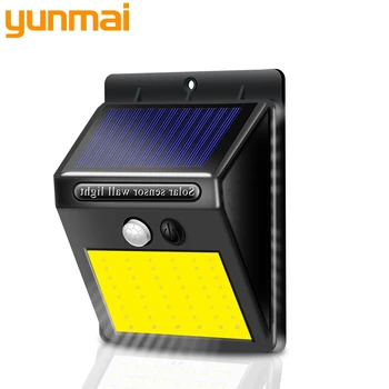 

Dropshiping Solar Light Outdoor Led Wall Lamp Motion Sensor Street COB Built in Battery Sunlight Powered Waterproof IP65 3 Modes