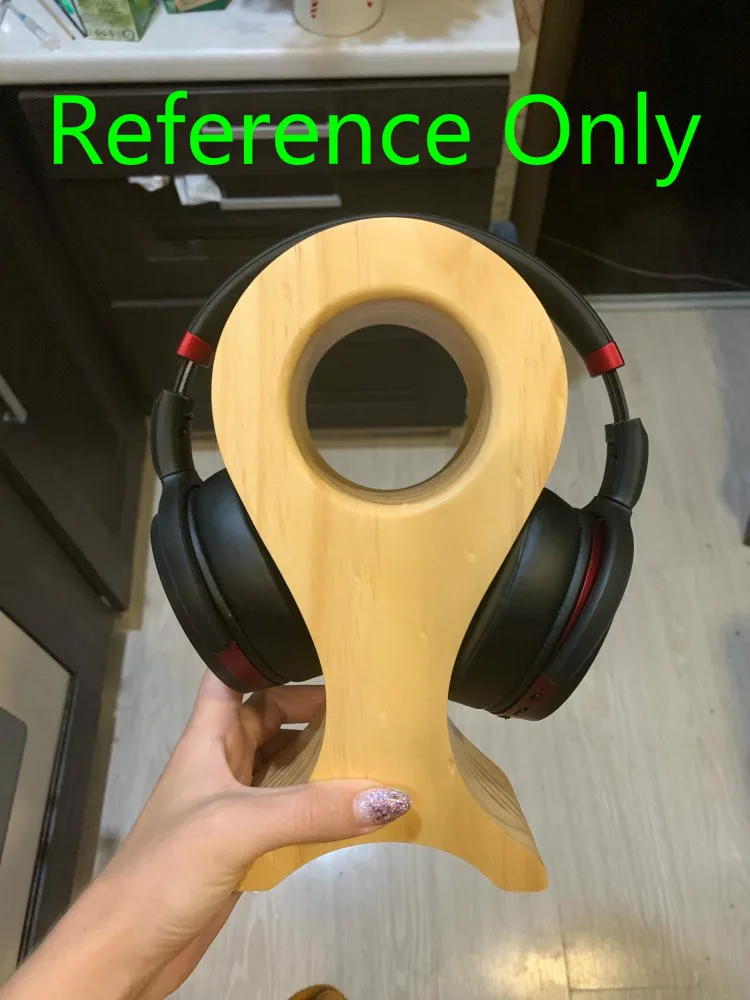 Wooden Hangers Headphone stand holder Wood fish shaped Headset Desk Display Head mounted Earphone Rack Bracket Fashion 1PC