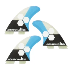 Dual Tab II AM FINS Surfboard Fiberglass Fins for Surfing, Multiple Colour (Small, Medium, Large Sets)