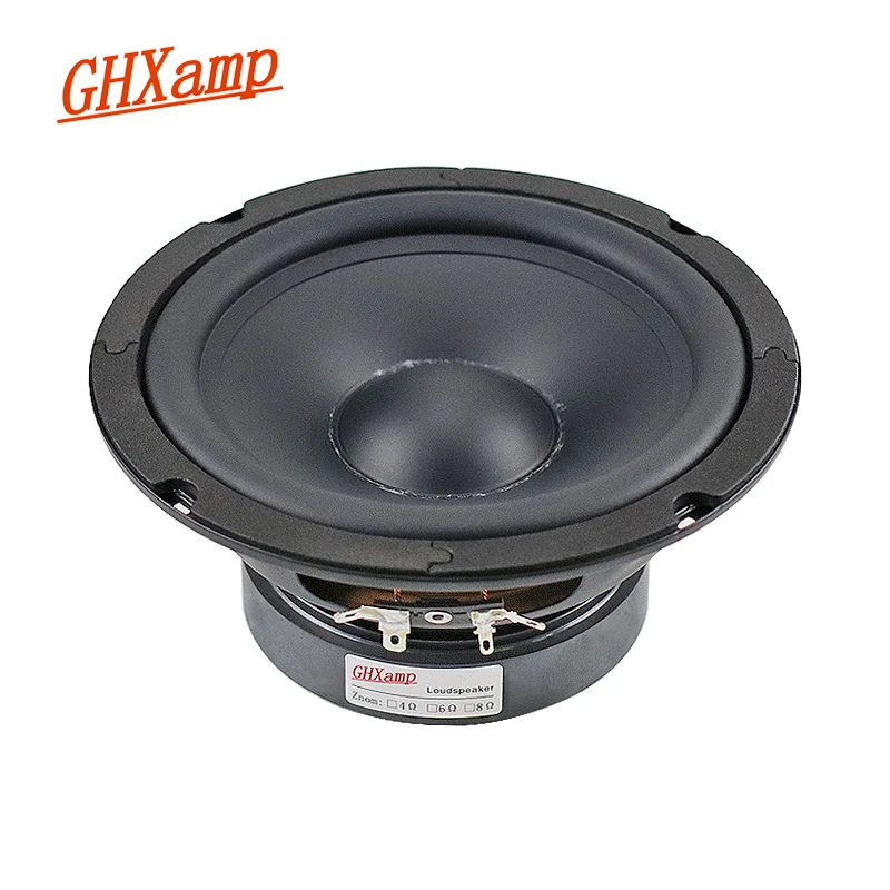 GHXAMP 6 5 Дюймов 165 мм Средний бас динамик блок глубокий 8ohm 130 Вт HIfi домашний