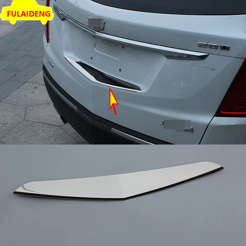 Для Cadillac XT5- внешняя собачка из нержавеющей стали задний люк багажника Крышка отделка Glisten автомобиль Стайлинг Аксессуары
