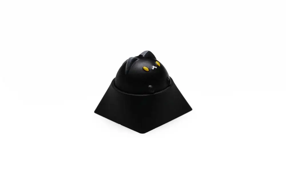 Black Yellow HHKB Молоток BUBBLE CAT ARTISAN KEYCAP совместим с переключателями Cherry MX Topre HHKB и клонами черный желтый зеленый синий красный розовый - Цвет: Black Yellow HHKB