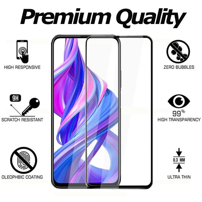 2-в-1 защита экрана Huawei Honor 9 Lite 9X Pro защитное стекло на Honor 9X защитная пленка хонор 9 лайт закаленное стекло хонор 9 х стекло хуавей хонор 9х kамера пленка хонор 9икс про защитное стекло Honor 9 Lite glass