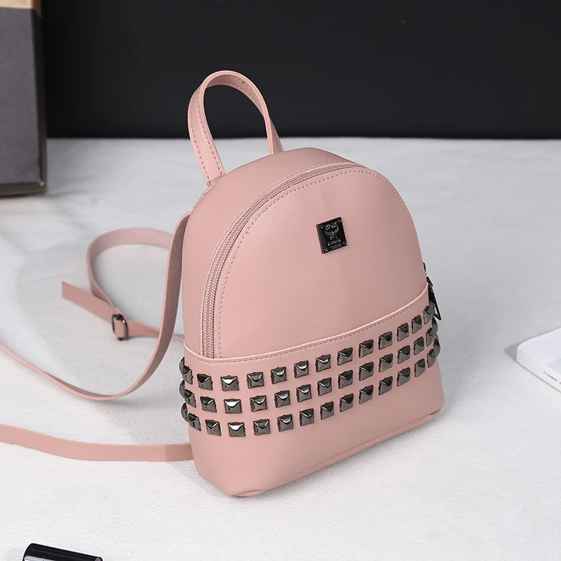 Stylish Backpacks best of sale  Backpacks for Women New Fashion Shoulder Bags Rivets Backpack Lipstick Cosmetic Woman Mini Backpack Backpack Purse for Women stylish backpacks for kid