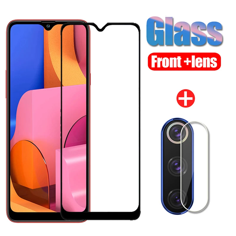 Защитное стекло Magtim 2 в 1 для Samsung Galaxy A20 A21 A30 A31 S пленка защиты экрана объектива