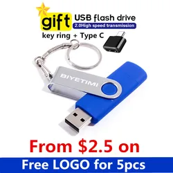 Biyetimi – clé usb multifonction otg 2.0, support à mémoire de 4gb 8gb 16gb 32gb 64gb, lecteur Flash pour téléphone 