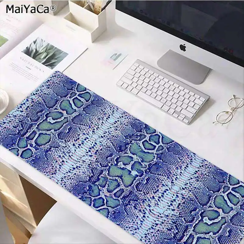 MaiYaCa персонализированные крутые модные змеиная текстура резиновая мышь прочный Настольный коврик для мыши резиновый ПК компьютерный игровой коврик для мыши