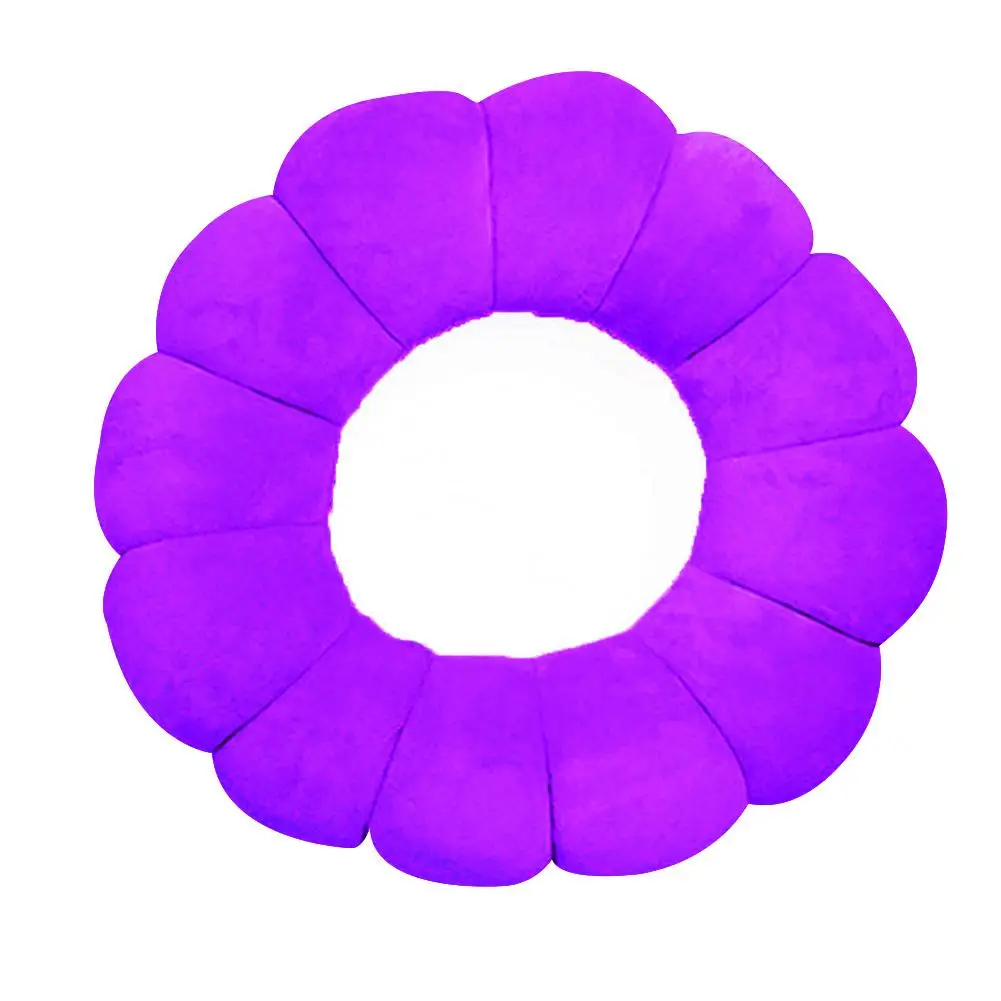 Purple Подушка для шеи, подушка для путешествий, подушка для шеи, шейный подголовник, подушка для поясницы, поддержка сна, облегчение боли, милая форма сливы - Цвет: Purple