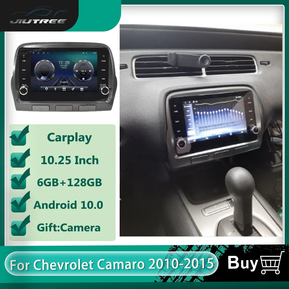 Автомагнитола 128 ГБ DVD-плеер головное устройство GPS-навигации для Chevrolet Camaro 2010 2011