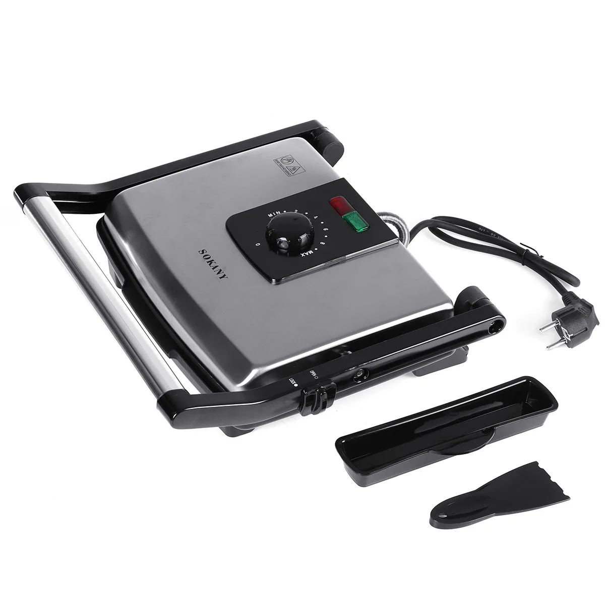 Electric Grill BBQ Oven Kitchen Appliances Adujustable Smokeless Hotplate Grilled Meat Pan 2000W | Бытовая техника