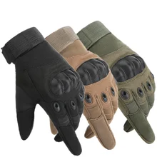 Gants tactiques militaires à écran tactile, antidérapants, pour Paintball, Airsoft, Combat, vélo, jointures dures, doigt complet