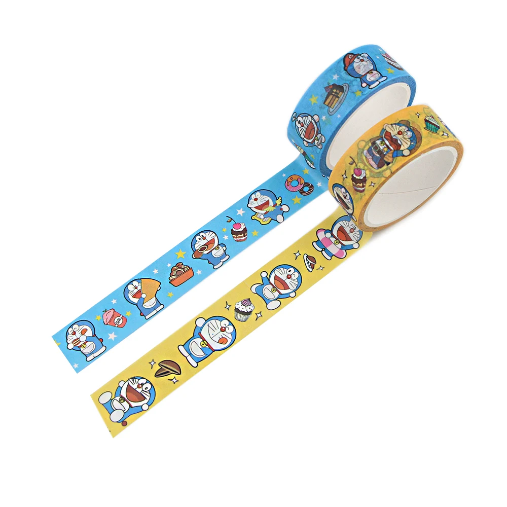 Ranрасположенный R840 милый Дораэмон с рисунком клейкая лента из рисовой бумаги