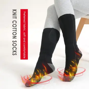 

Electric Heating Socks Charging Heat Insulation Winter Heating Foot Warmer Artifact Winter Outdoor Motorcycle protection Warm