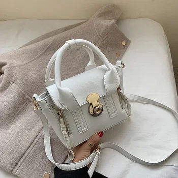

New texture solid color wild Messenger bag shoulder bag simple fashion handbag wing bag ladies hand bags women messenger bags