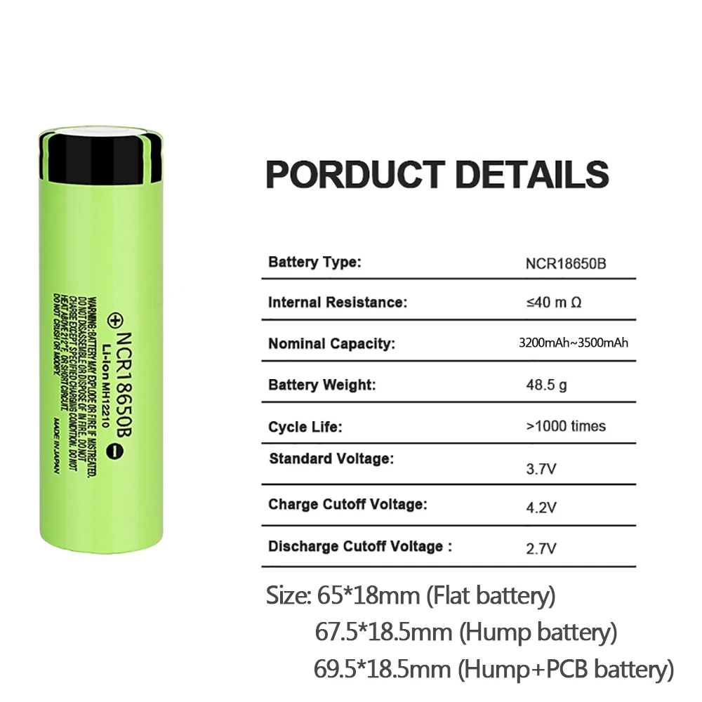 Basen-New-100-Original-18650-battery-NCR18650B-3-7v-3400mah-Lithium-Rechargeable-Battery-For-Flashlight-batteries