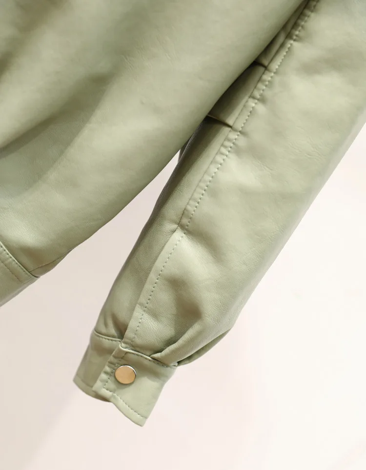 Guilantu Faux Pu Leather Jacket For Women Casual Plus Size Loose Outwear Motorcycle Biker Punk Streetwear Jackets Coat Female