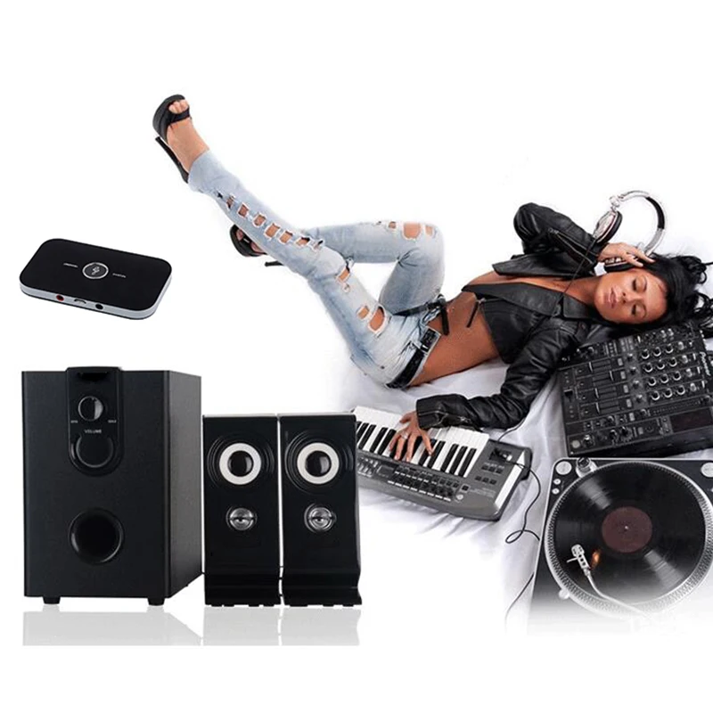 Kebidu HiFi беспроводной Bluetooth 4,1 приемник передатчик с 3,5 мм аудио кабель 2 в 1 двойной аудио Музыка Звуковой адаптер для ТВ ПК