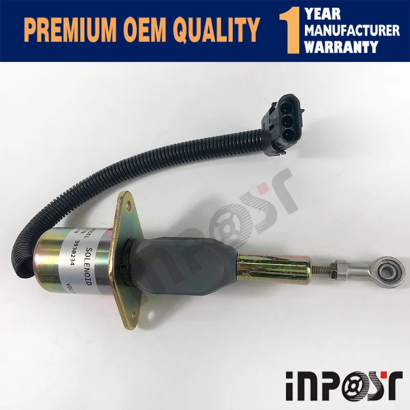 Остановочный соленоид клапана 24V для Cummins 6CT 8,3 SA-4335-24, 6743-81-9140, 3930234