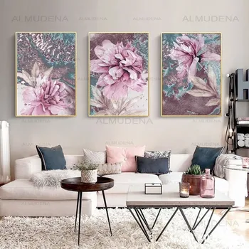 

Abstract Painting Scandinavian Poster Nordic Decoration Home Wall Art Flowers Posters And Prints Decorative Pictures Unframed