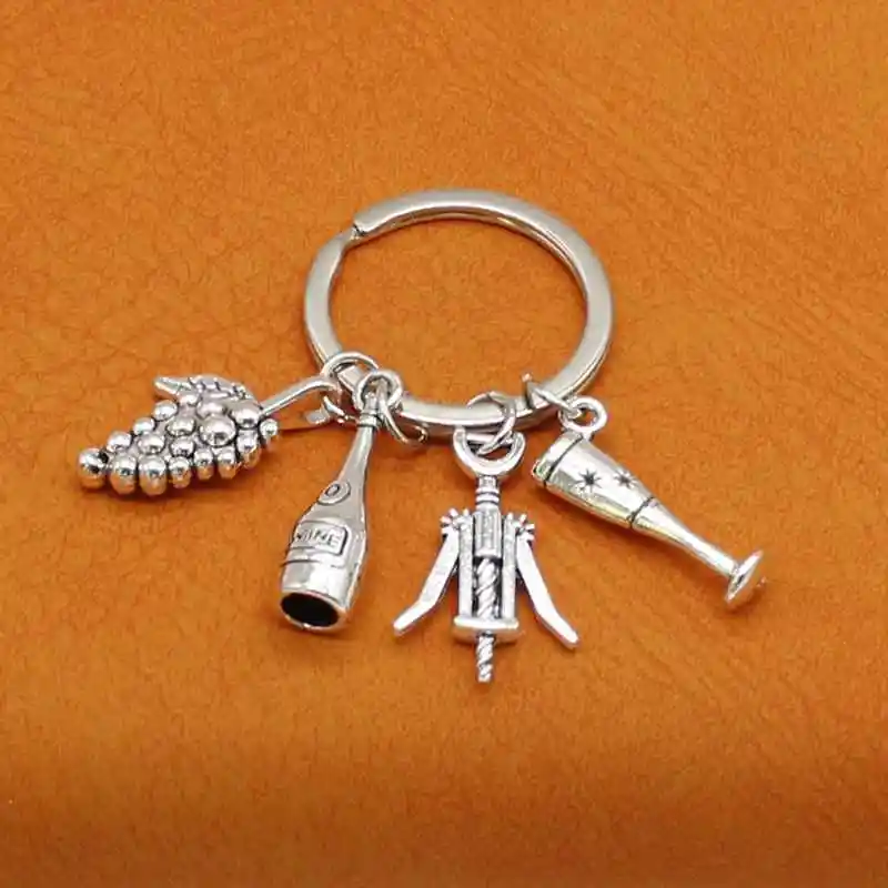 Брелок для ключей с подвеской в виде вина | Украшения и аксессуары