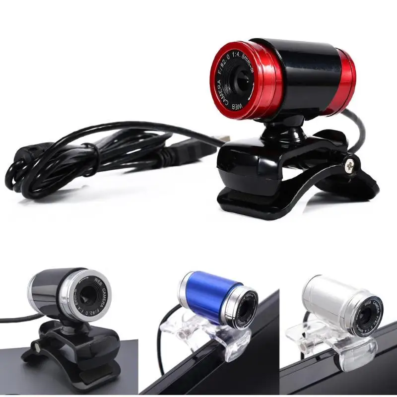 Newest Webcam USB 12 Megapixel High Definition Camera Web Cam 360 Degree Clip on For Skype 4