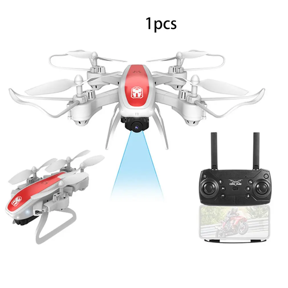 4k camera white Складной беспилотный оптический поток позиционирования дистанционного управления самолета HD камера антенна четырехосная воздушная антенна - Цвет: 4k camera white