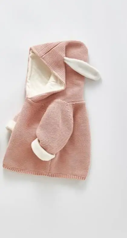 have fleece Свитер для маленьких девочек; зимняя одежда с капюшоном и рисунком кролика для маленьких девочек; плотный флисовый Детский костюм для младенцев; свитера для девочек; свитер для маленьких мальчиков - Цвет: have fleece