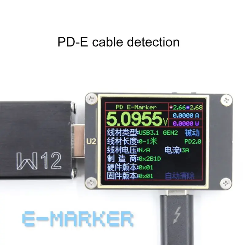 Прямая поставка Модернизированный WEB-U2 usb-тестер QC4.0+ PD3.0 2,0 PPS быстрой зарядки протокол Ёмкость DC измеритель влажности 4~ 24V 5A