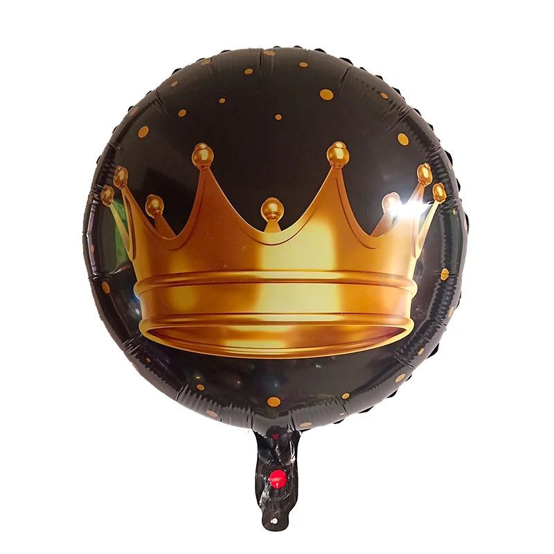 1pcs 18inch Crown Воздушный шар с днем рождения, воздушные буквы Alphabe, розовое золото, фольга, воздущные шары детские игрушки, свадьба, вечеринка, день рождения, гелиевые шары, вечерние шары - Цвет: 1pcs 18inch Crown