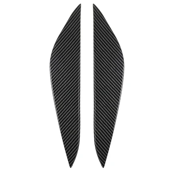 

For Tesla Model 3 2017 2018 2019 Carbon Fiber Front Head Light Lamp Cover Eyelids Trim Stickers Car Decoration