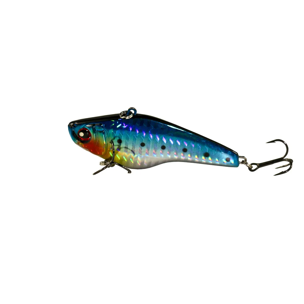 BassLegend Fishing Wobbler Lipless Crankbait Vibration Lure Silent VIB Bass Pike Bait 75MM 25G