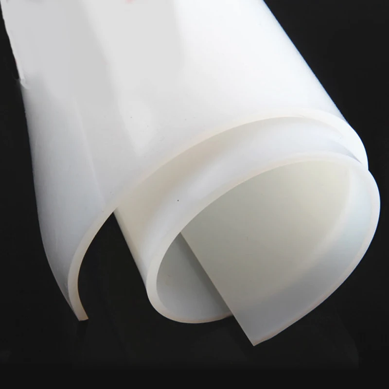 Folha de Borracha de Silicone Placa Translúcida Clara Resistência de Alta Temperatura 100 Virgem Almofada de Borracha de Silicone 500×500 mm