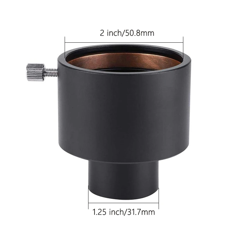 StarDikor Telescope Eyepiece Adapter 1.25" to 0.965" / 0.965" to 1.25" / 2" to 1.25" / 1.25" to 2" Mount Adapter 4