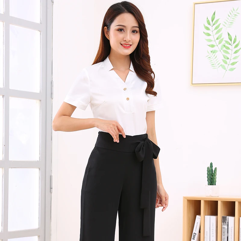 Health Club Work Clothing women beauty uniforms Teahouse Waitress Clothes Beauty Salon beautician uniforms Spa Uniform Suit
